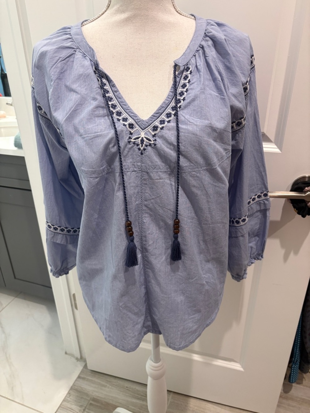 Hatley cotton 3/4 sleeve top. 
Size extra small.